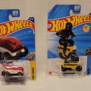 Hot Wheels Honda Motocompo Mini Bike Toy - Yellow